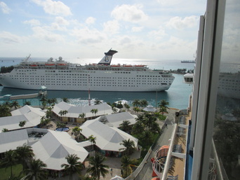 Grand Celebration Docked in Freeport, Bahamas