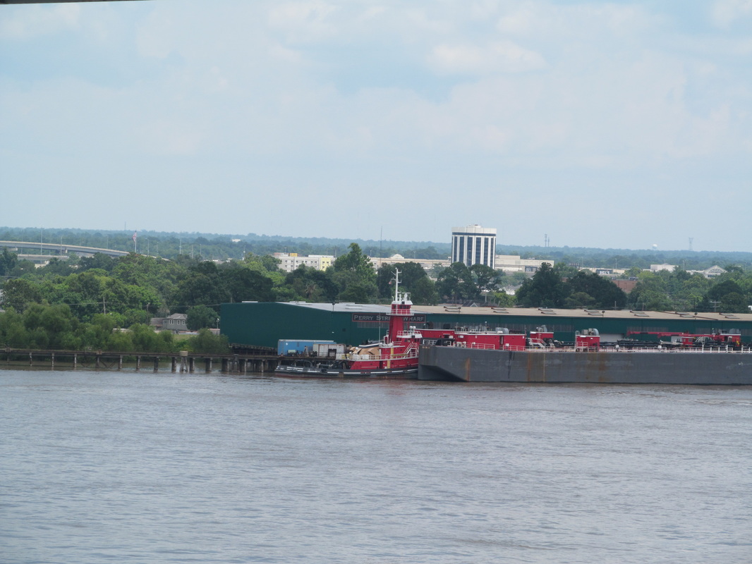 Tugboat on Mississippi River