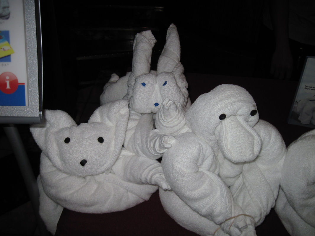 Multiple Towel Animals