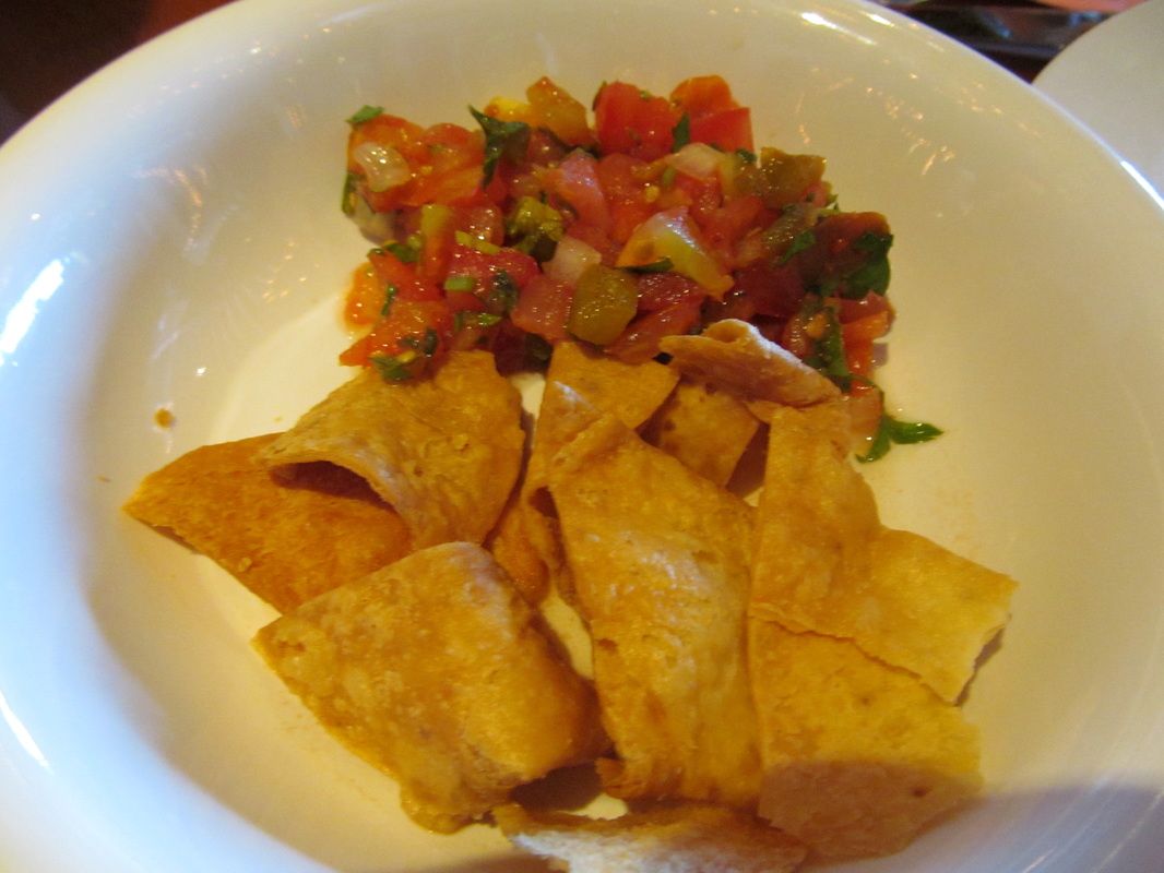 Carnival Elation Chips and Salsa From Grill
