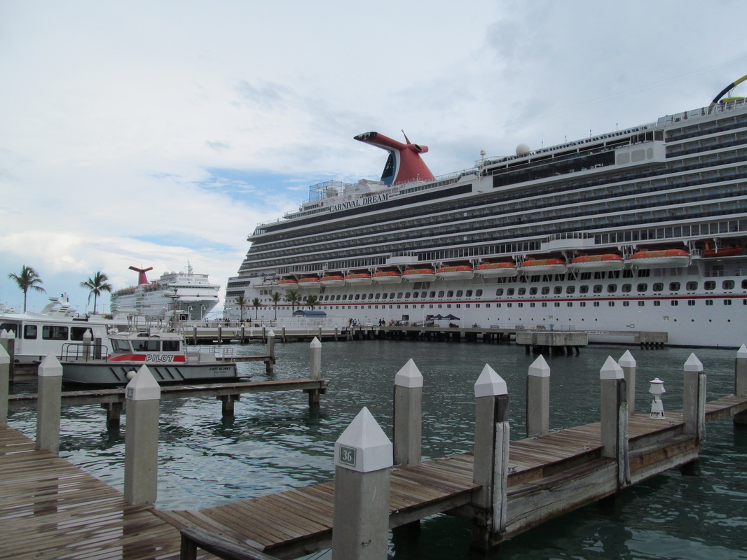 Carnival Ecstasy and Carnival Dream Docked in Key West