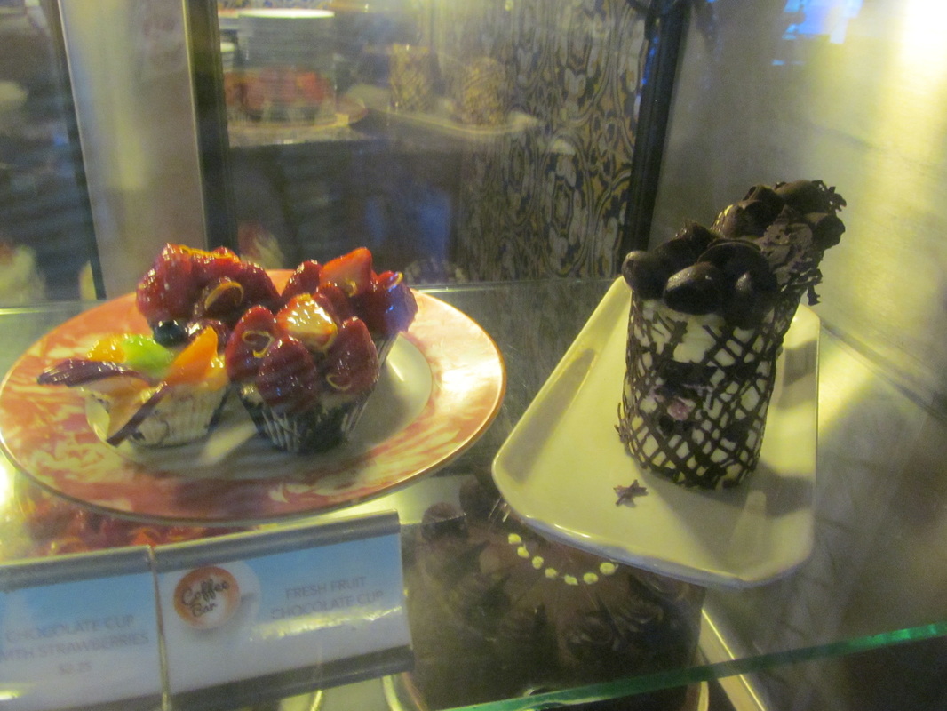 Musical Cafe Food Items In Display