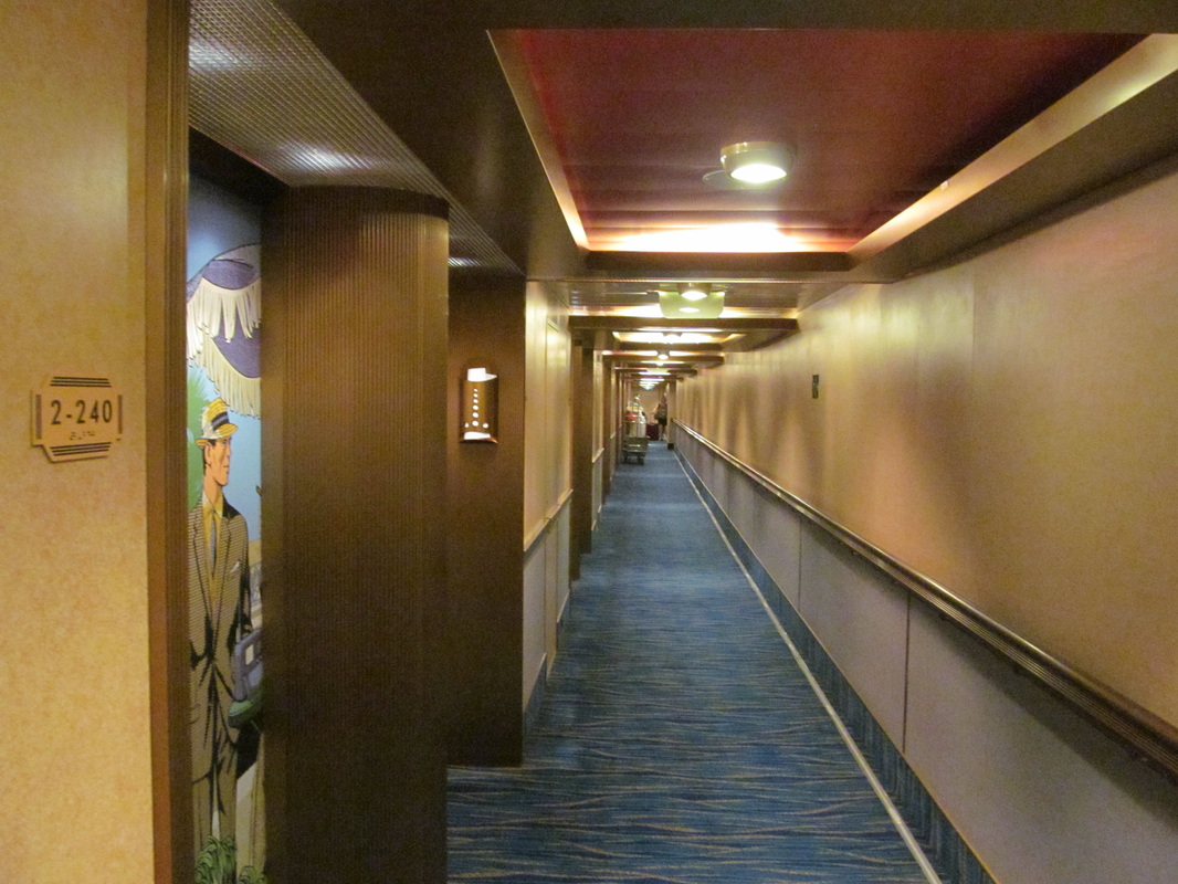 Carnival Dream Stateroom Hallway