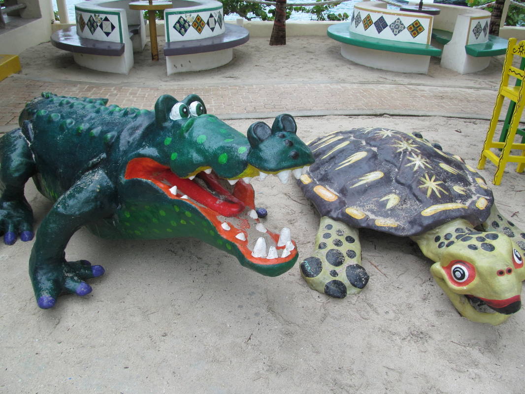 Alligator and Turtle