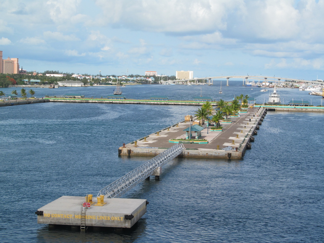 Pier in Nassau, Bahamas
