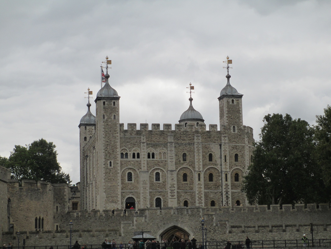 Tower of London seen on Thames River cruise