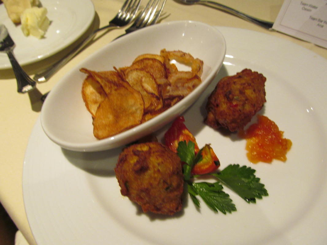 Carnival Elation Spicy Alligator Fritters