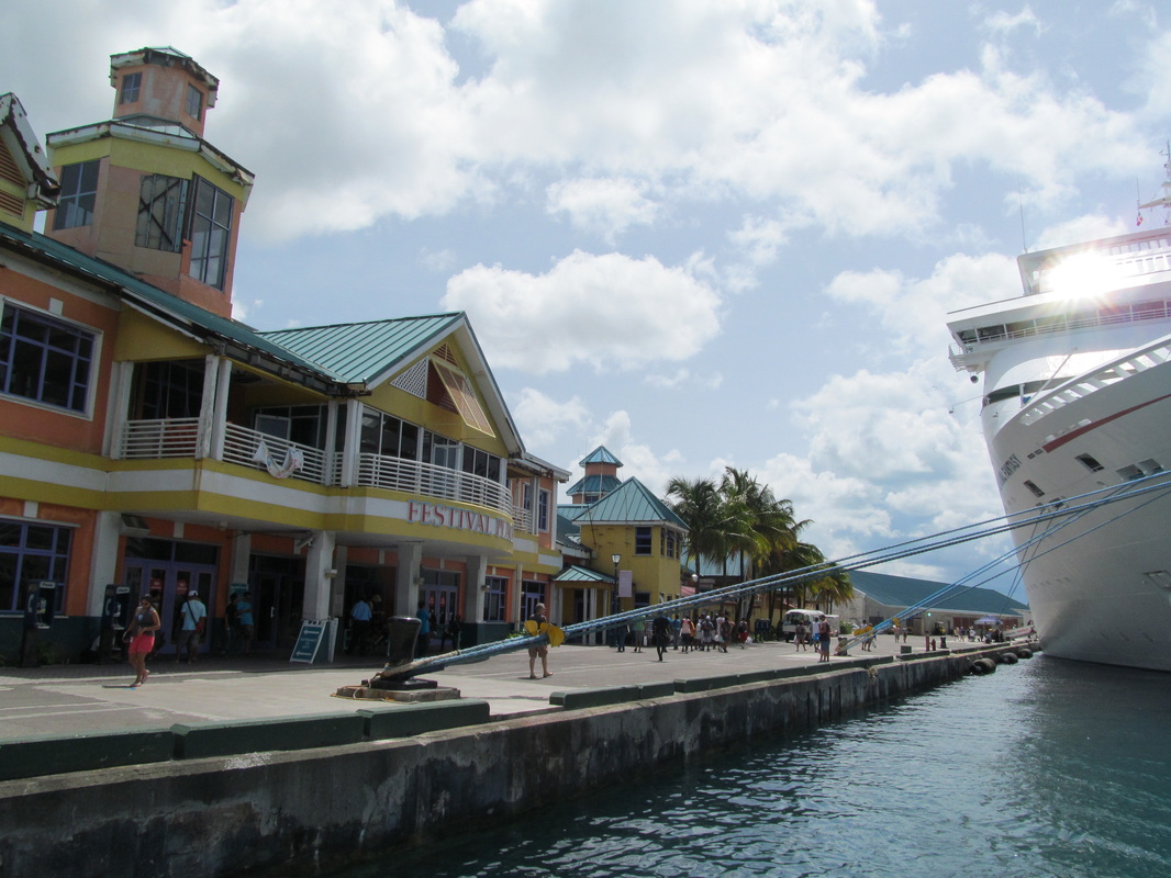 Nassau Shopping Building and Part of the Carnival Fantasy