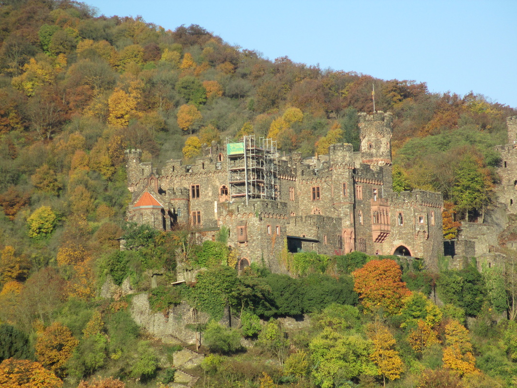 Many castles are still in ruins