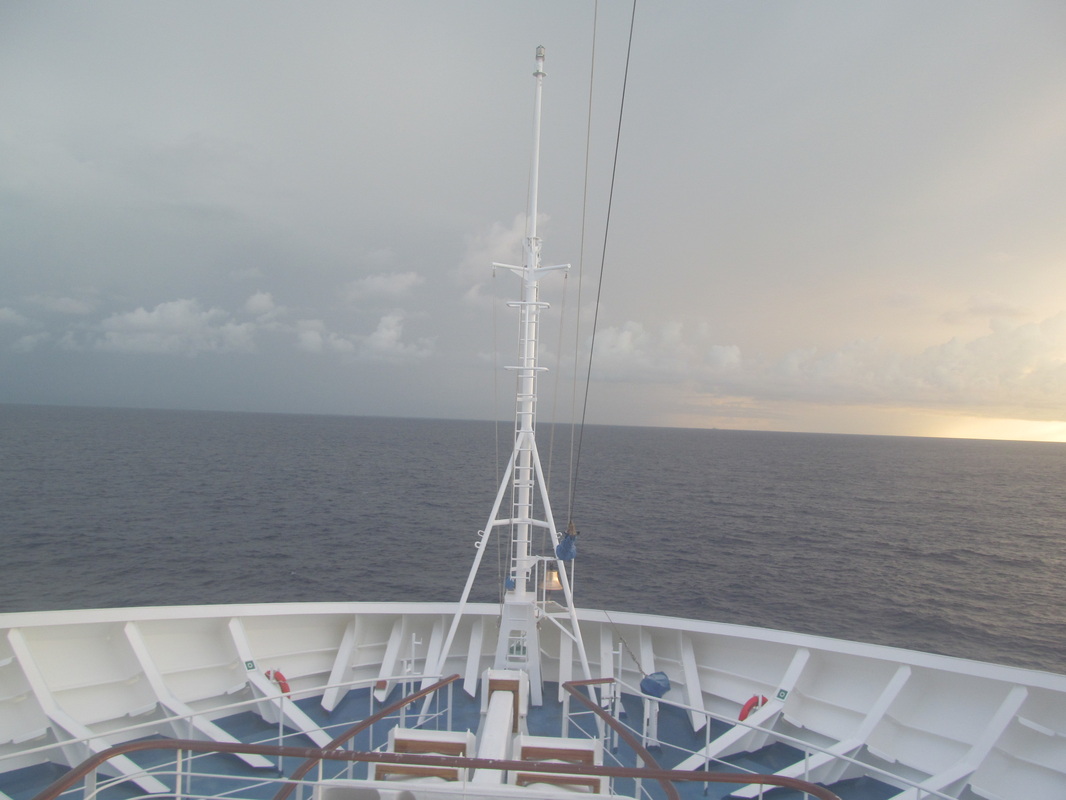 Carnival Dream Front At Sunrise