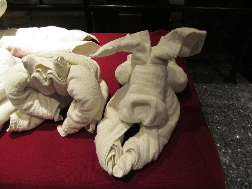 Towel Animals In Display 