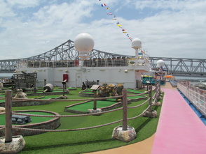 Carnival Cruise Mini Golf Course