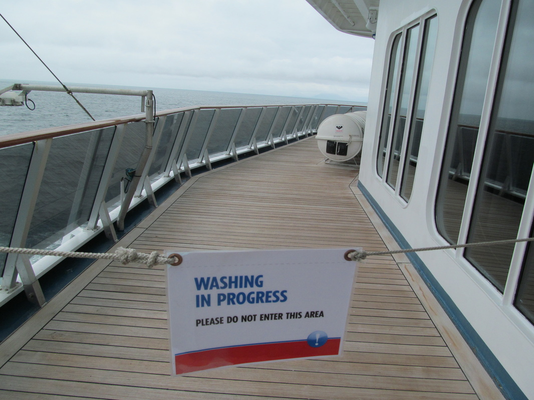 Deck Closed For Washing