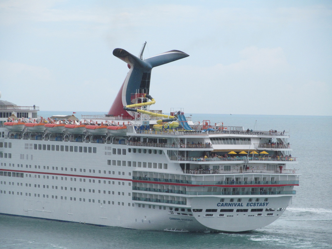 Back View of the Carnival Ecstasy