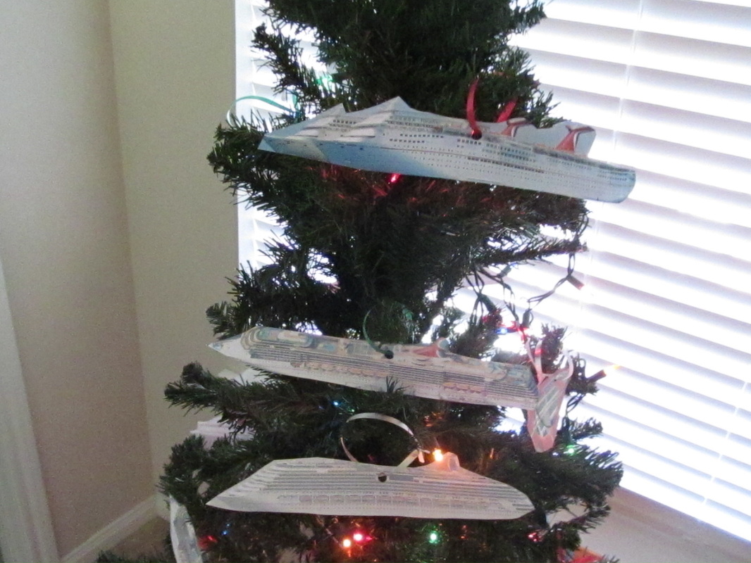 Top of Cruise Themed Christmas Tree