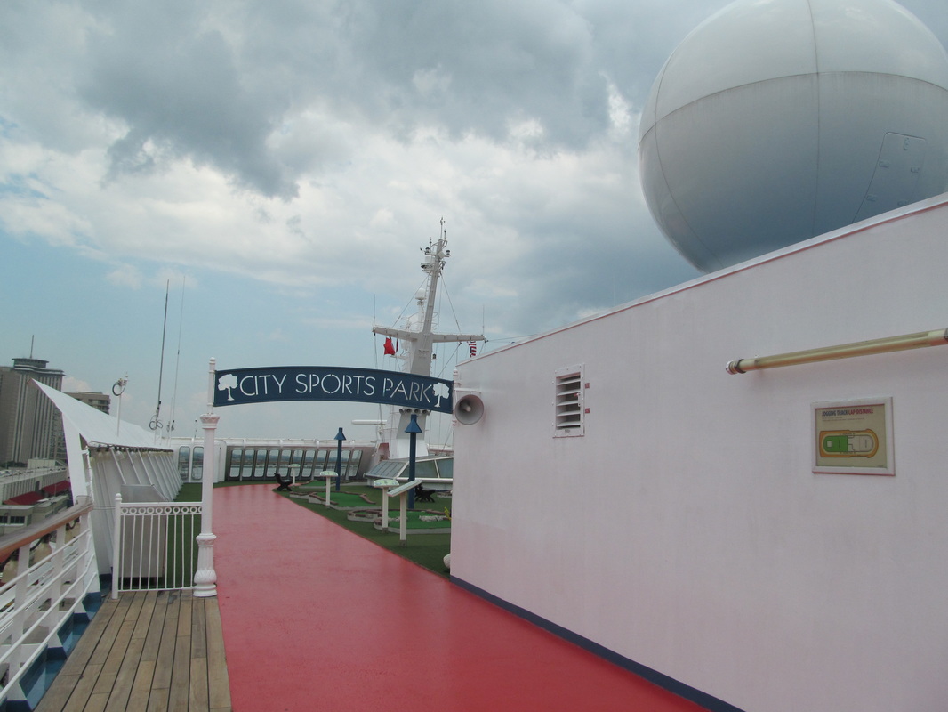 Carnival Elation Jogging Track and Mini Golf Course