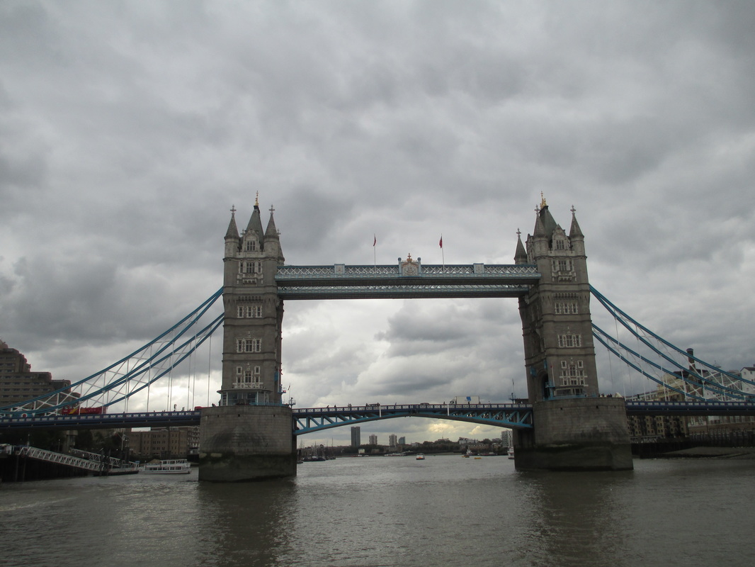 Tower Bridge seen on Thames River cruise
