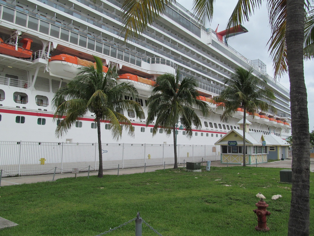 Carnival Dream View of the Side and Back