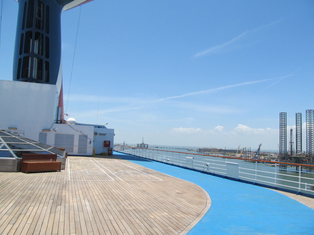 Deck 11 Jogging Track Area with Funnel in Background