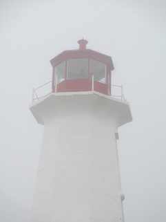 Foggy Lighthouse in Halifax