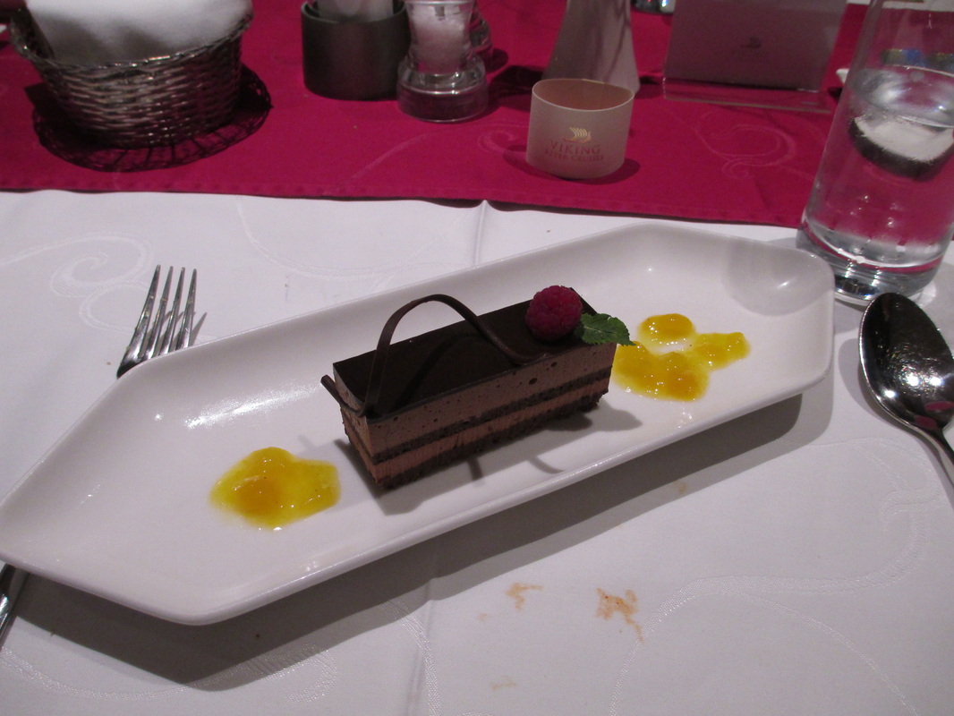 5th course - Crisp Dark Valrhona Chocolate Tart (the best ever!!  worth waiting for!!)