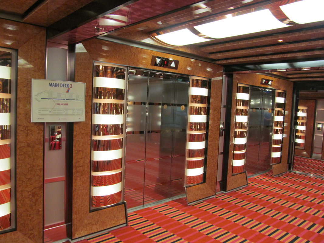 Carnival Dream Front Elevator Area