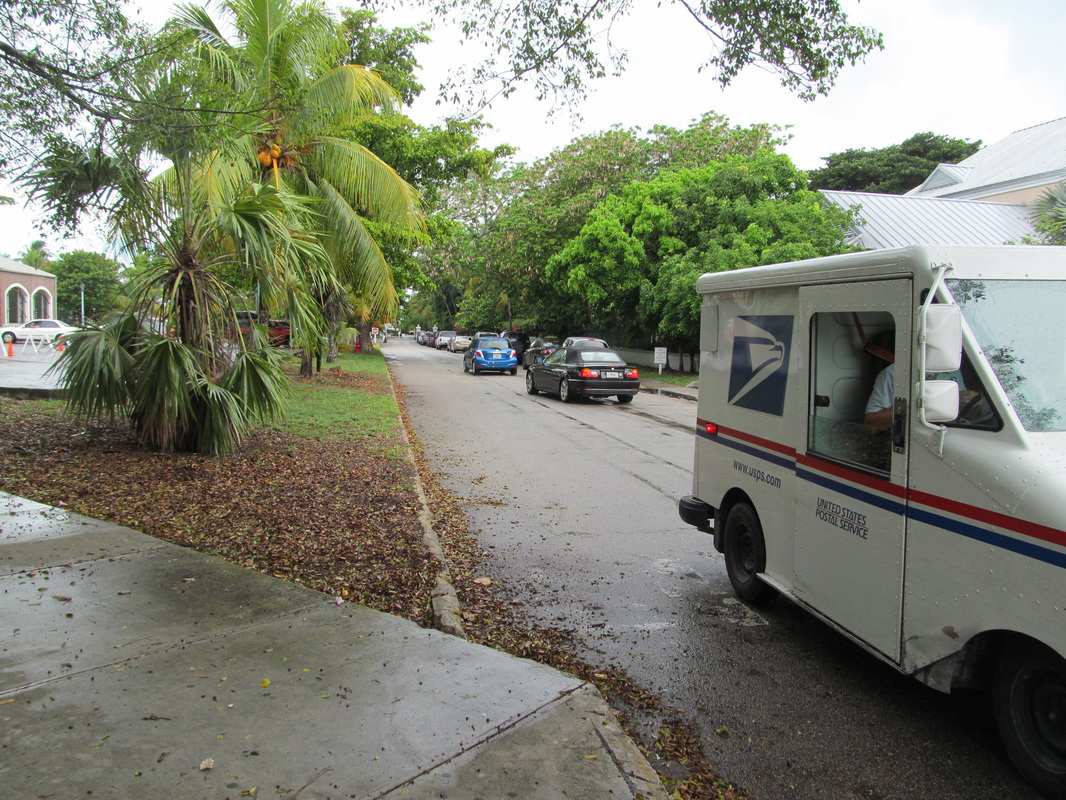 Key West Florida Mail Service Truck