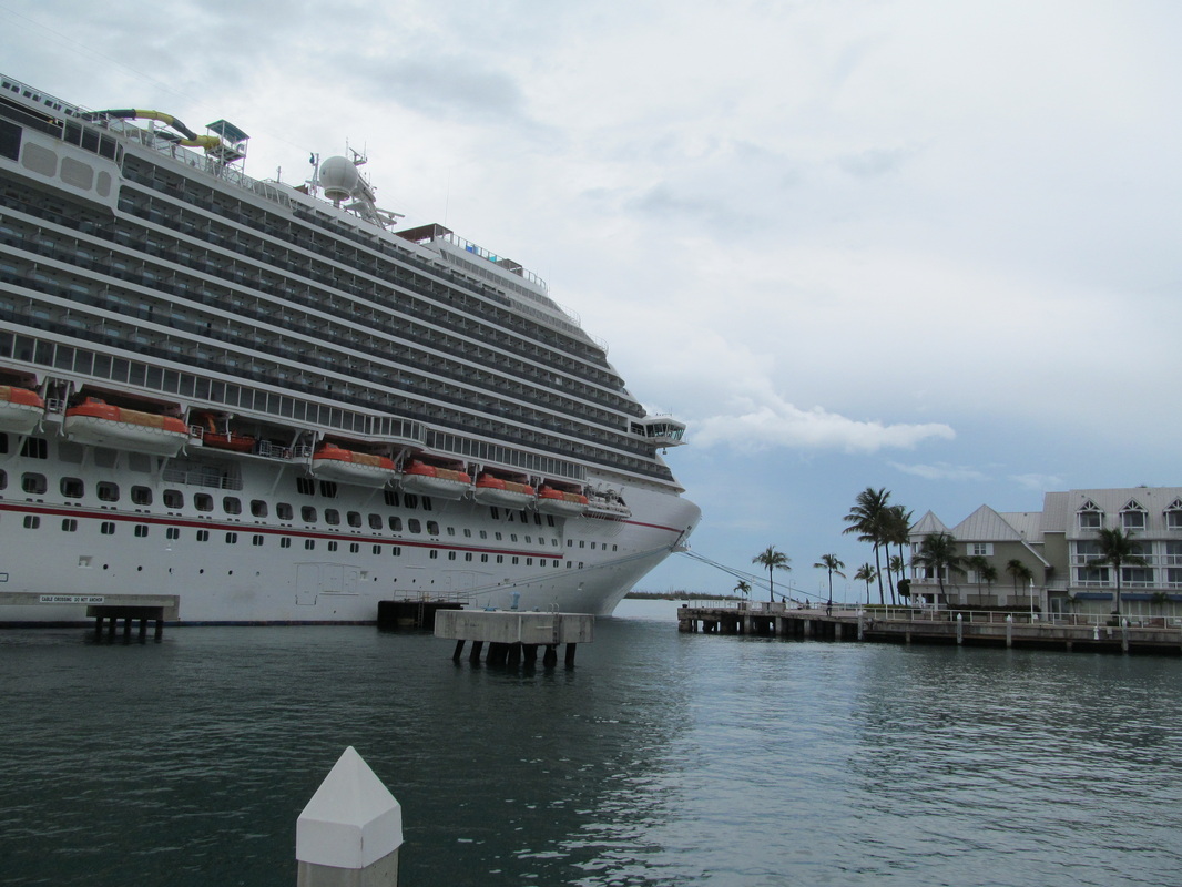 Side View of the Front of the Carnival Dream