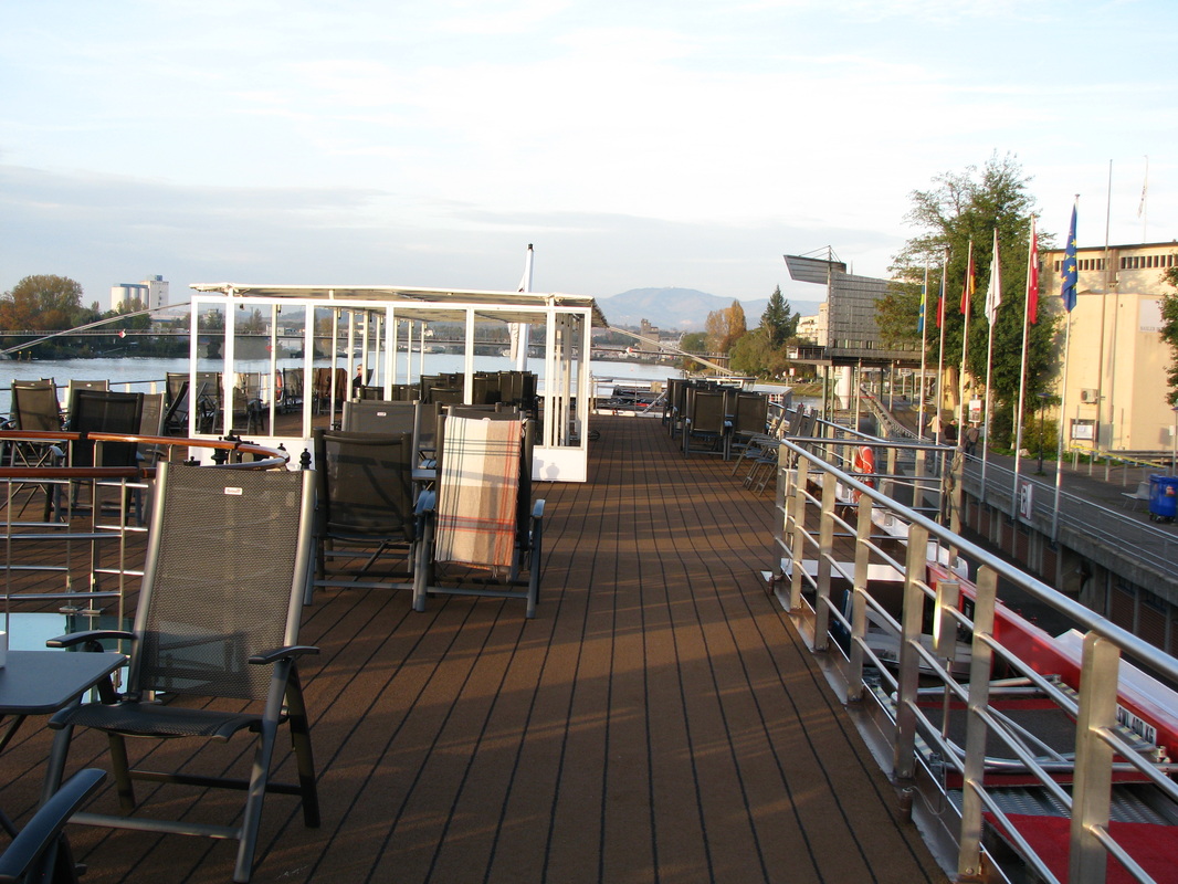 Deck on top of the ship