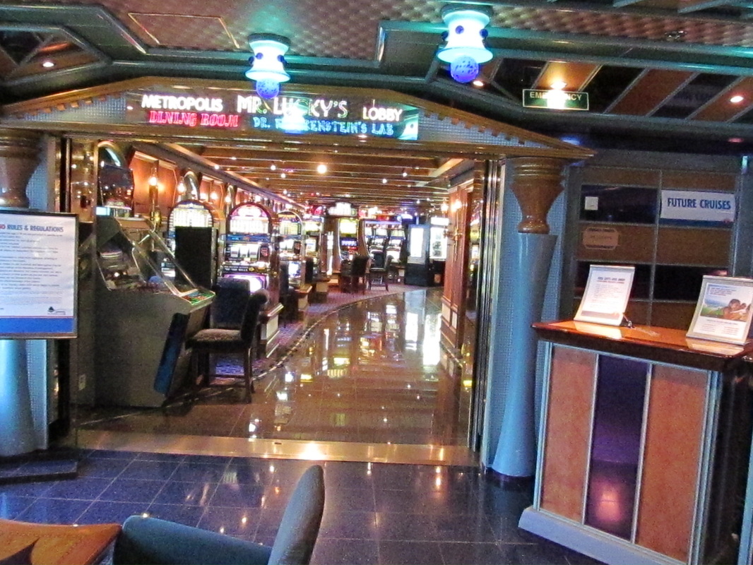 Future Cruise Desk to Right & Casino Ahead