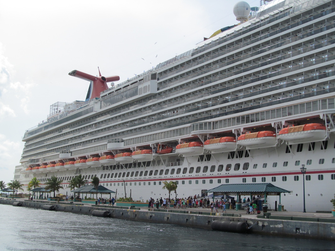 Carnival Dream Docked in Nassau