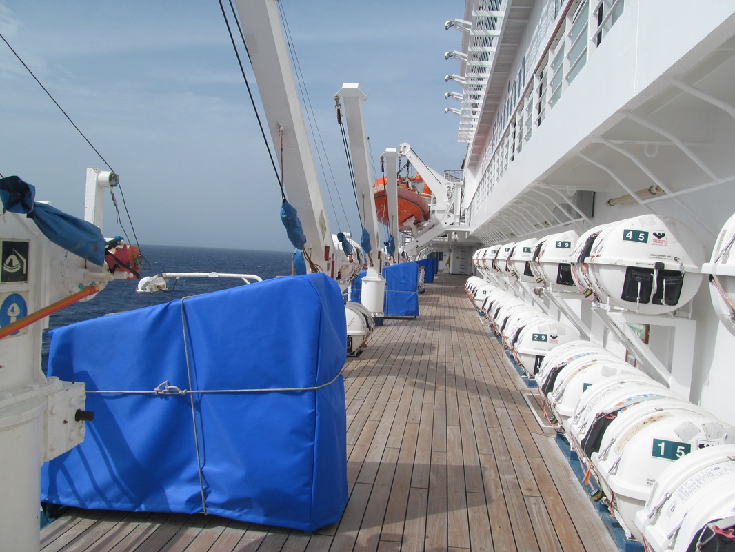 Carnival Elation Lido Deck Lifeboat Embarkation Stations