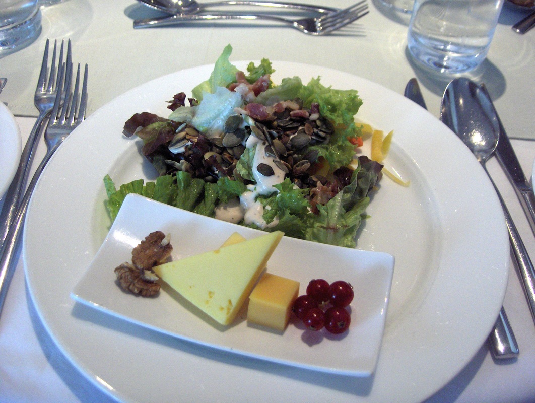 Selection of Dutch cheeses & salad bar