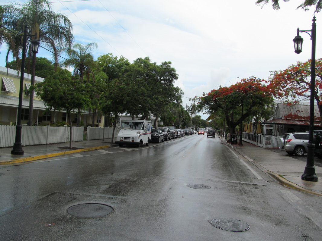 Crossing The Street in Key West