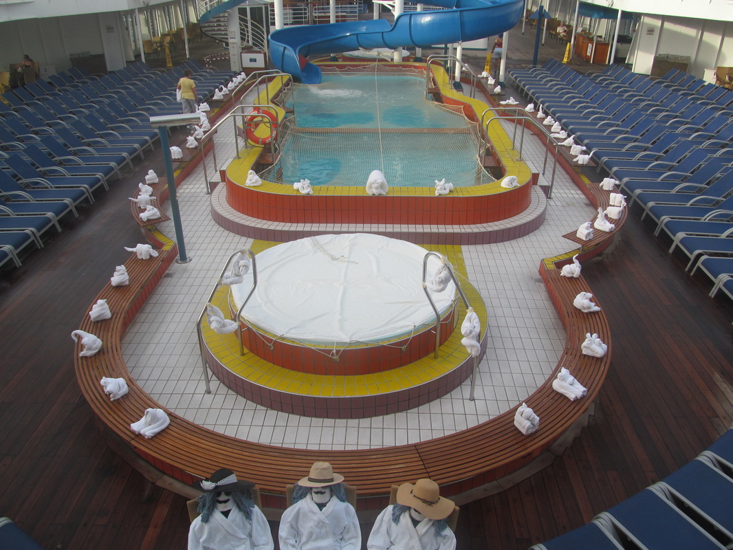 Carnival Elation Lido Deck Pool