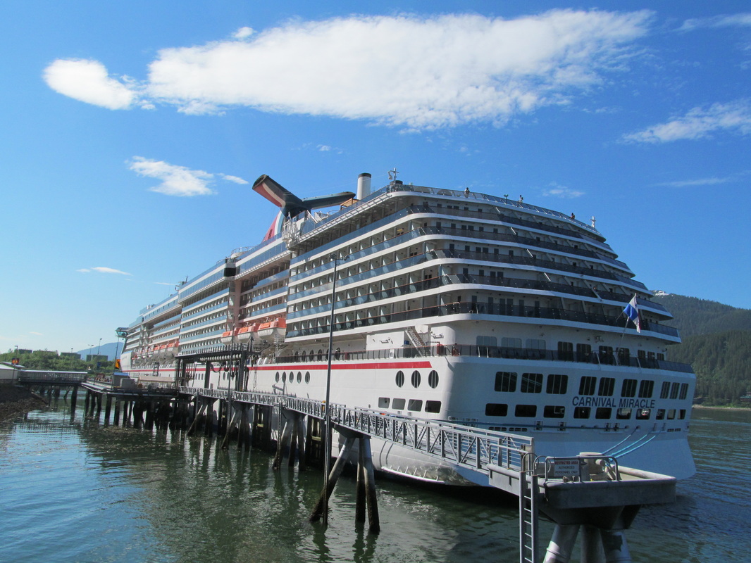 View of Back of Carnival Miracle