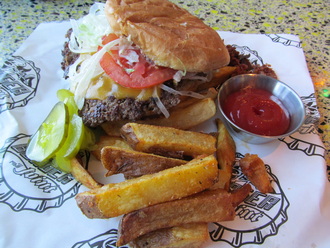 Guy's Burger Joint  Burger on Carnival Triumph
