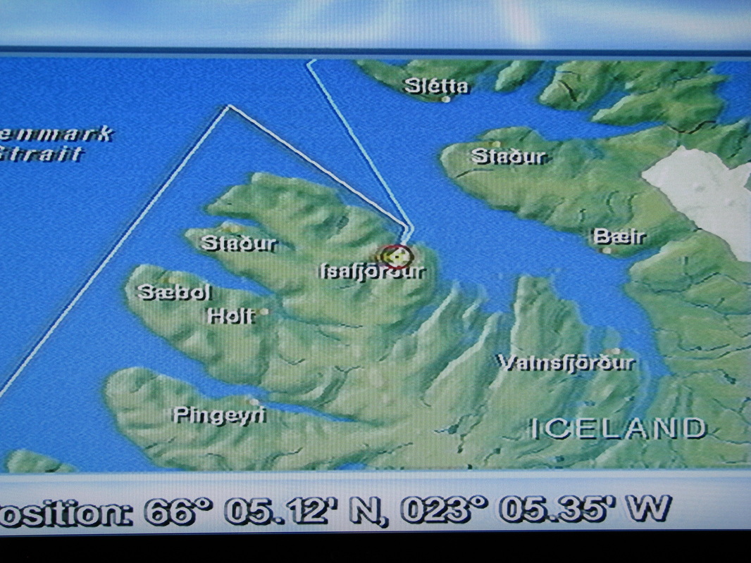 Location of Isafjordur