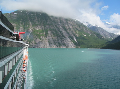 Carnival Ship In Tracy Arm Fjord