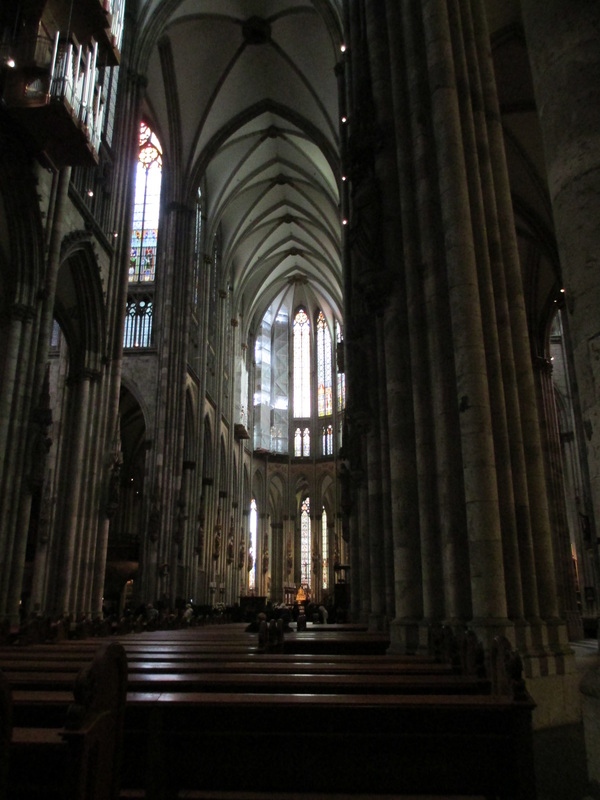 View inside the cathedral