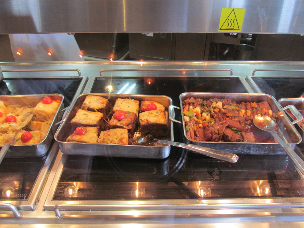 Assorted Food In the Chef's Choice Buffet Line