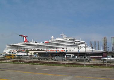 Carnival Freedom Docked in Galveston
