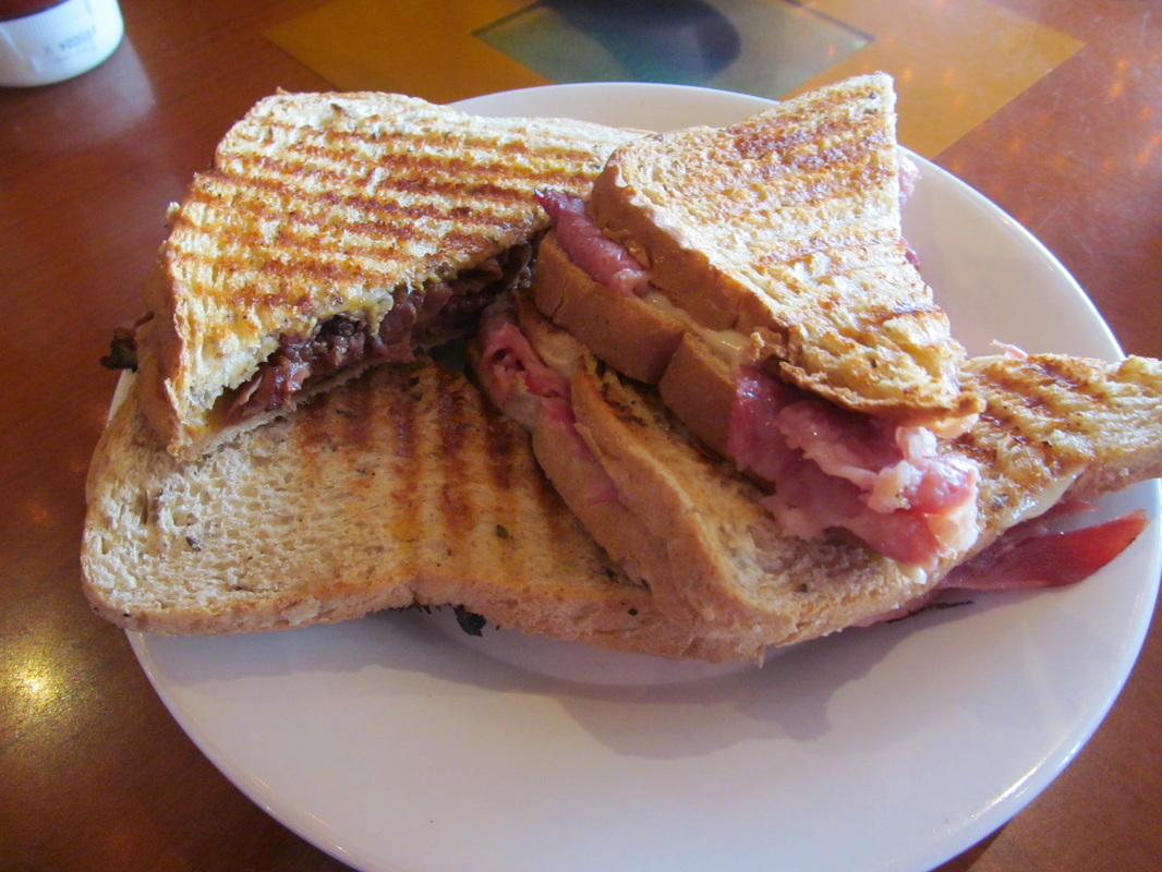 Pastrami on Rye and Ruben on the Same Plate