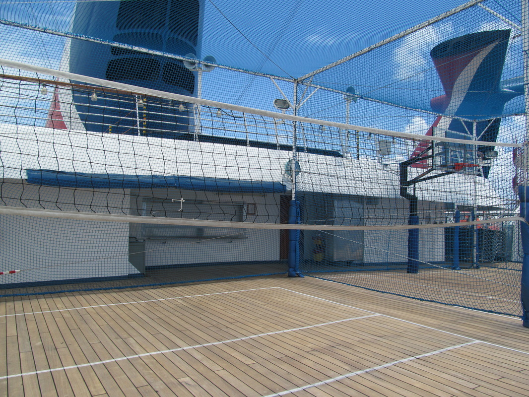 Carnival Elation Volleyball Court