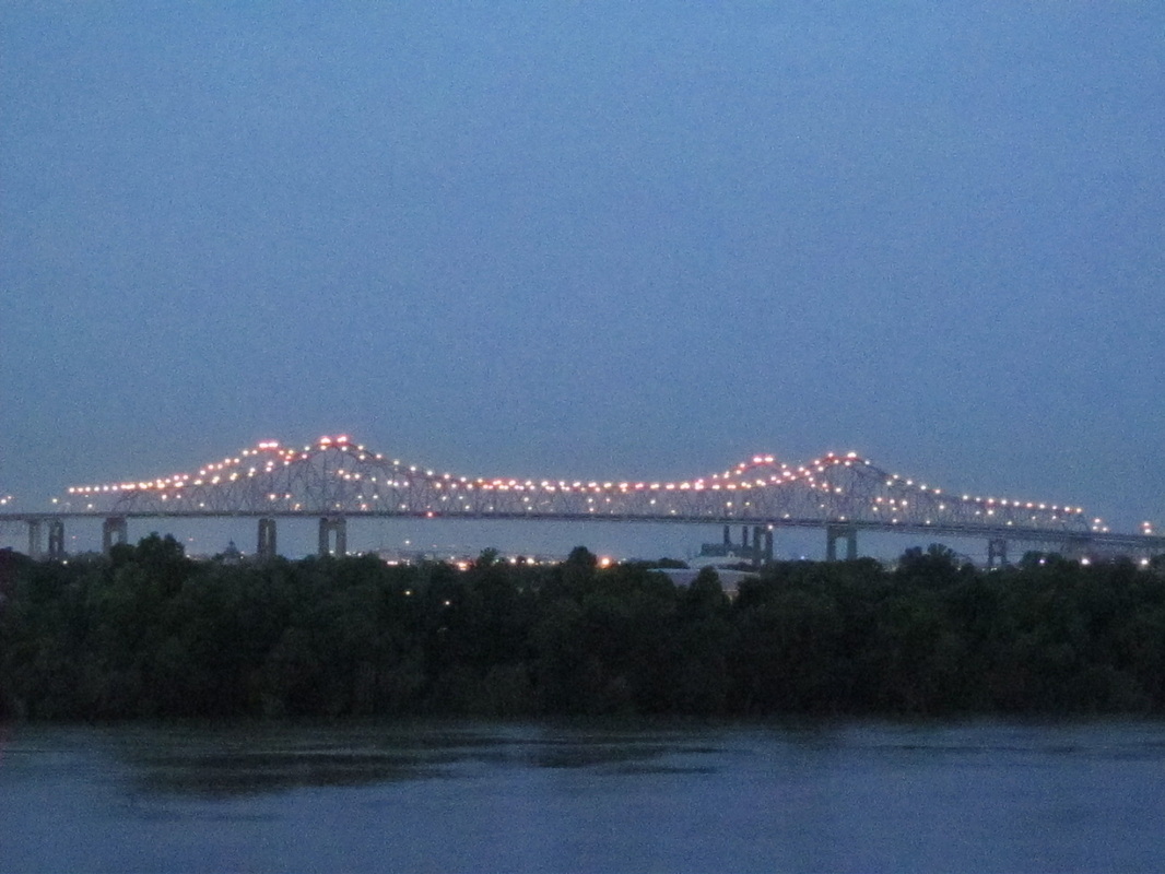 New Orleans Bridge in the Early Morning