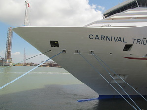 Carnival Triumph Docked in Galveston