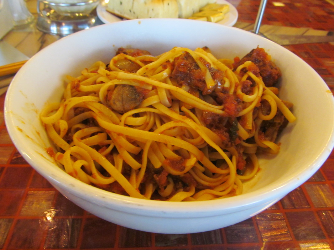 Pasta Bar on the Carnival Dream Plate of Pasta