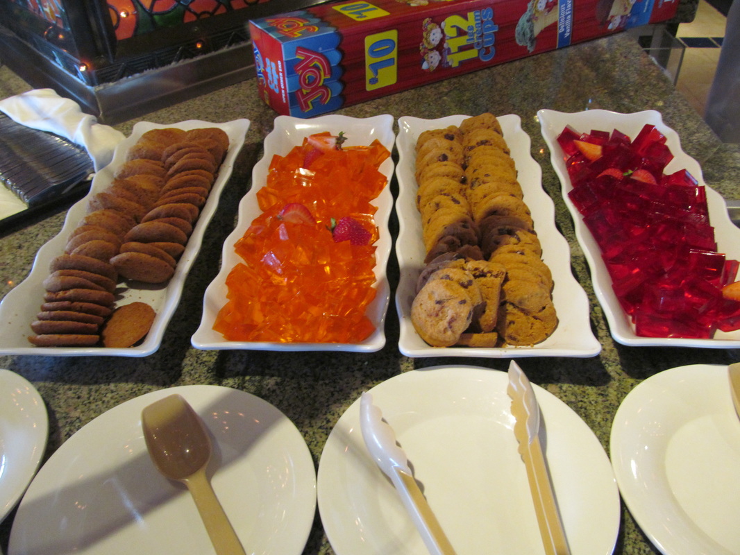 Assorted Foods From The Dessert Station