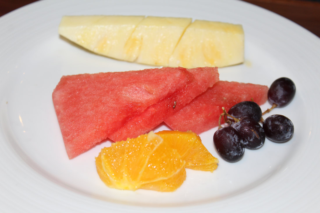 Carnival Cruise Tropical Fruit Plate