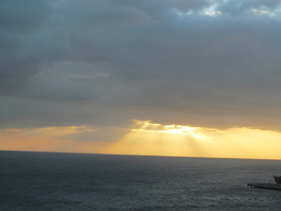 Sunset From The Cruise Ship